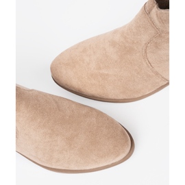 Seastar Beige stövlar mocka cowboy stövlar 1