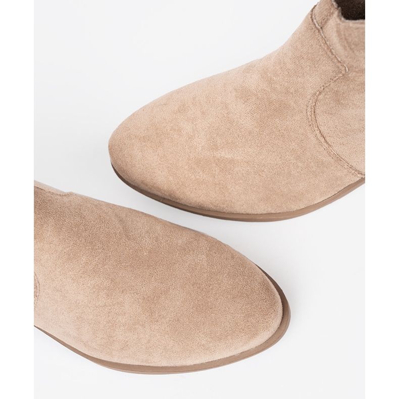 Seastar Beige stövlar mocka cowboy stövlar 1