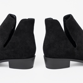 Seastar Svarta stövlar med utskärningar 1