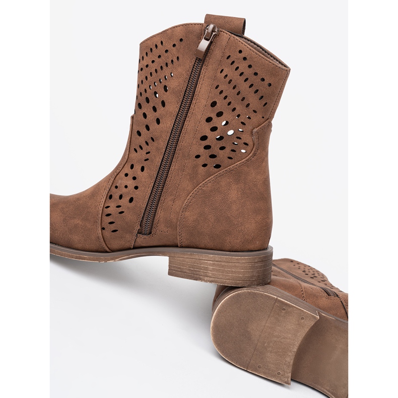 Seastar OpenWork Brown Boots brun 1