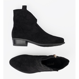 Seastar Svarta stövlar mocka cowboystövlar 2