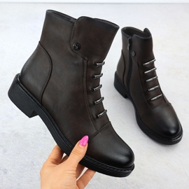 Kvinnestövlar isolerade Brown Jezzi Asa252-5 brun 1