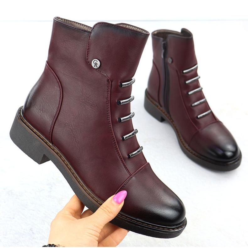 Jezzi Kvinnors isolerade Bourgogne Lakes ASA252-5 röd 1