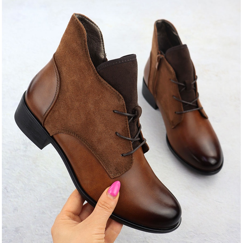 Kvinnors isolerade stövlar kamel jezzi asa198-15 brun 1