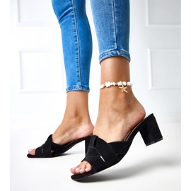 Black Classic Flip Flops på Risana Ekozamszu Post svart 1