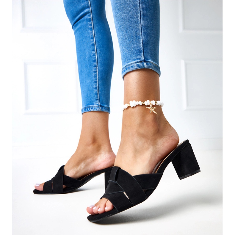 Black Classic Flip Flops på Risana Ekozamszu Post svart 1