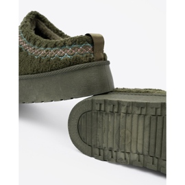 Shelvt Mörkgröna, mjuka skor a'la snöstövlar utan häl 1