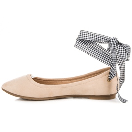 Ch. Creation Ballerinor i mocka med band brun 1