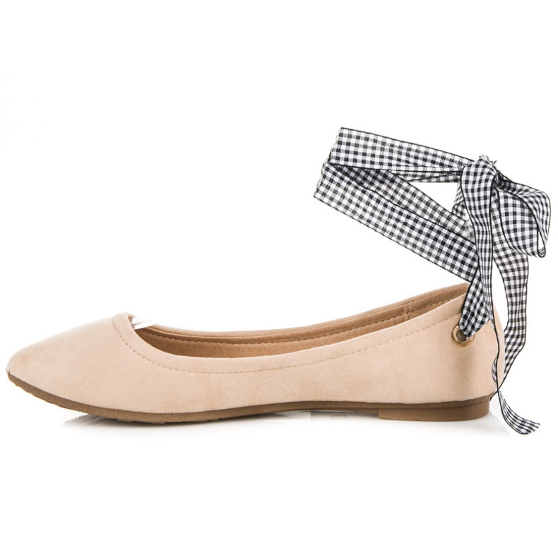 Ch. Creation Ballerinor i mocka med band brun 1