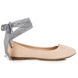 Ch. Creation Ballerinor i mocka med band brun 2