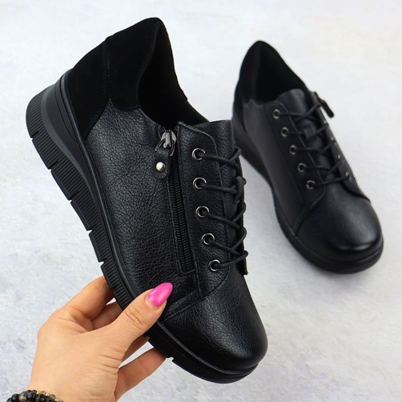 Vinceza Skor för Vincez Wedge 39964 Jan411a svart 1