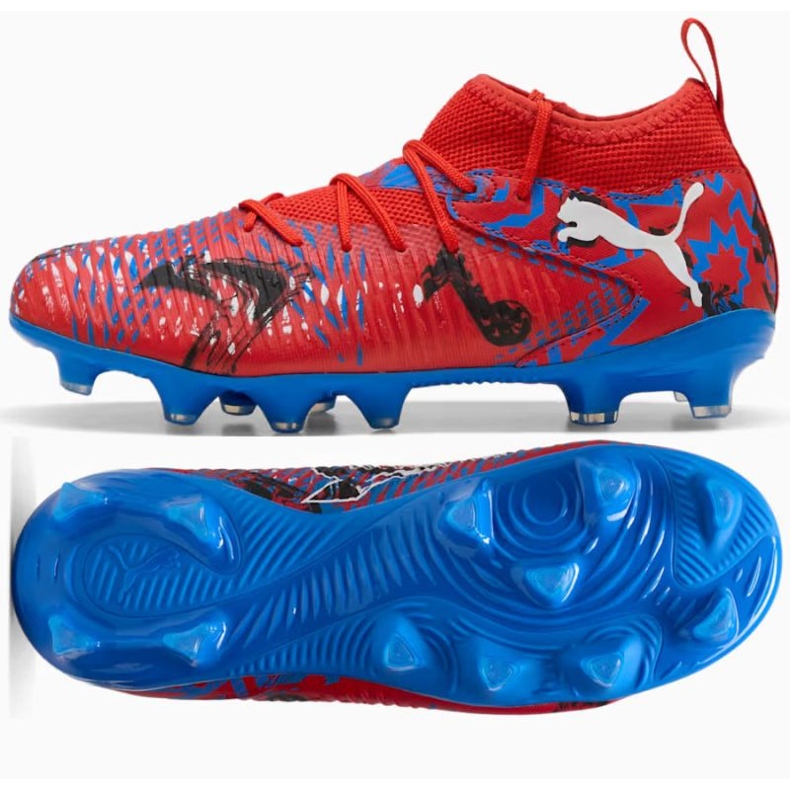 Puma Future 8 Match Playmakers JR FG/AG 108750-01 skor röd 1