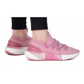 Kvinnors sportskor under Armour Hovr Phantom 3 3025517-604 rosa 3