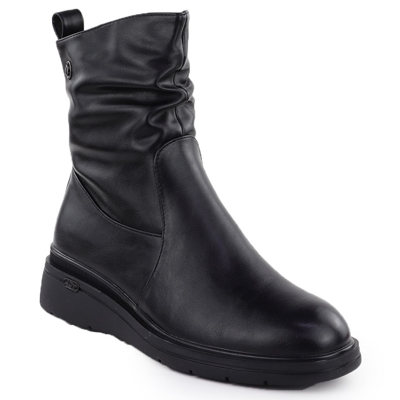 Women's Boots on Wedges Black Vinceza 26-58557 svart 1