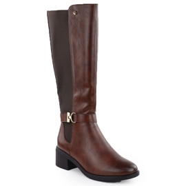 Women's Brown Boots Evento 25KZ02-9430 1
