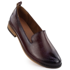 Kvinnors skor herrar målade vinröd potocki 19337 1