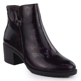 Målade stövlar på Bourgogne M. Daszyński SA128-61 för kvinnor 1