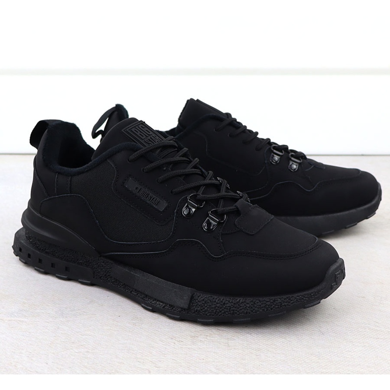 Herrsportskor isolerade Black Big Star SS174411 1