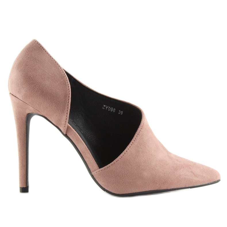 Asymmetriska pumps på en rosa ZY098 Rosa stift 1