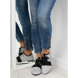 Grå 16-515 grå sportskor svart 2