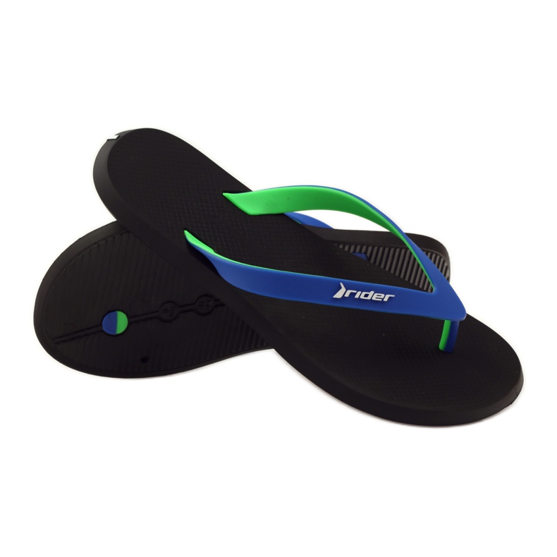 Rider 10594 flipflops för män svart blå grön 3
