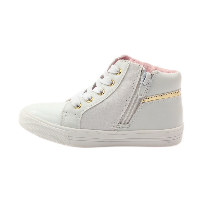 American Club Sportig tjejs amerikanska hjärta gul vit 2