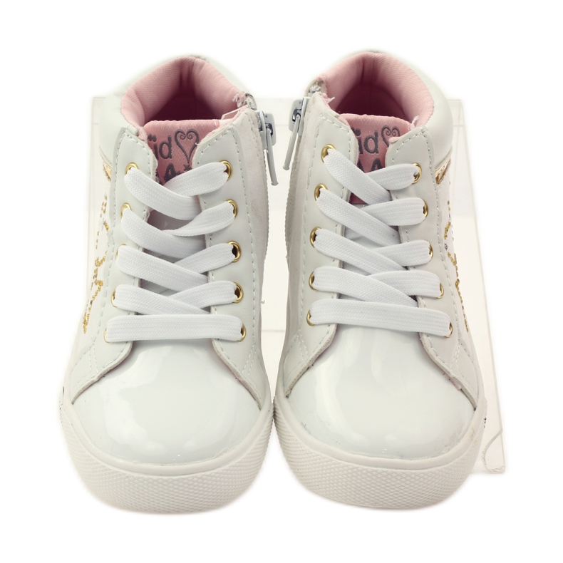 American Club Sportig tjejs amerikanska hjärta gul vit 4