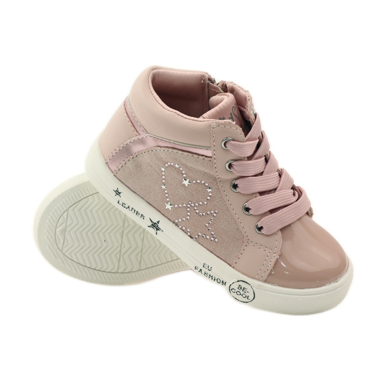 American Club Sportig tjejs amerikanska hjärta rosa 3