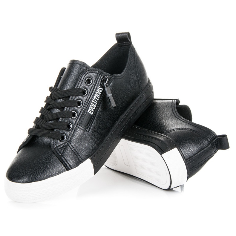 Sneakers på plattformen svart 2