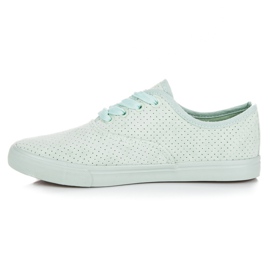 Mocka Openwork Sneakers grön 1