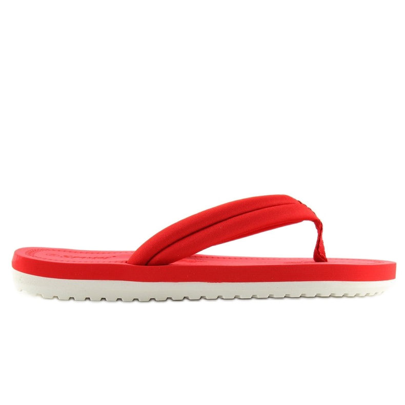 Röda röda flipflops för damer CK38 röda 1