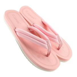 Rosa CK38 rosa flip-flops för kvinnor 2