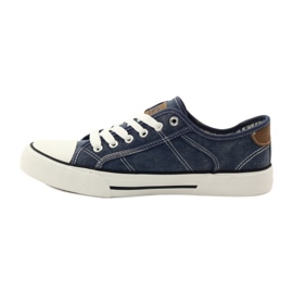 DK 0024 denim sneakers bundna sneakers marinblå 2