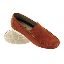 Herrskor loafers Caprice 14650 brun orange 3