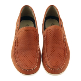 Herrskor loafers Caprice 14650 brun orange 4