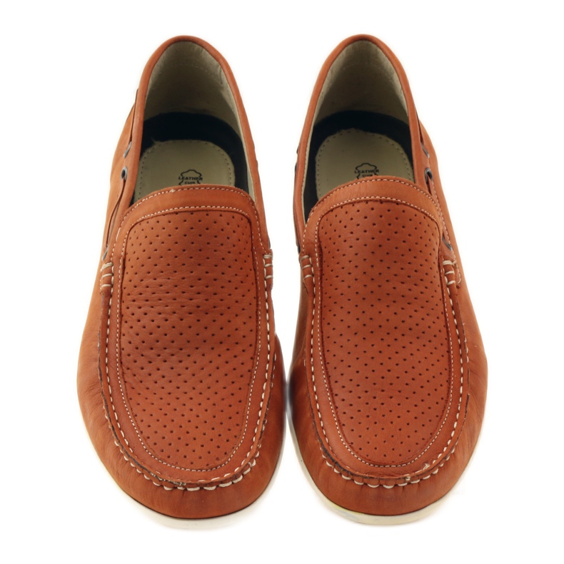 Herrskor loafers Caprice 14650 brun orange 4
