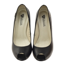 Pumps för kvinnor höga klackar Neścior 99 svart 4