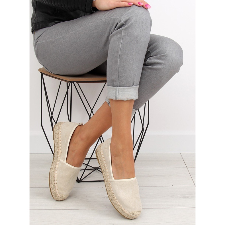 Beige espadrillor för kvinnor BB10P beige 1