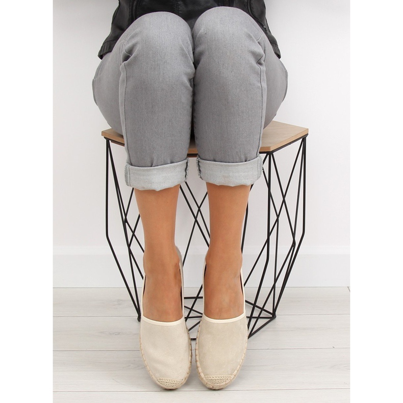 Beige espadrillor för kvinnor BB10P beige 2