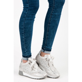 Kylie Mode bundna sneakers grå 2