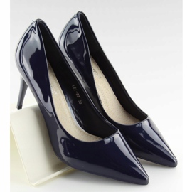 Marinblå pumps för damer LEI-83 Blå 1