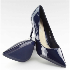Marinblå pumps för damer LEI-83 Blå 2