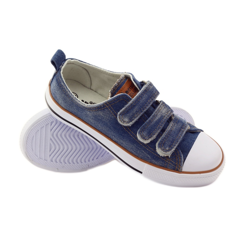 American Club Amerikanska dk jeans sneakers blå 3