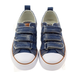American Club Amerikanska dk jeans sneakers blå 4