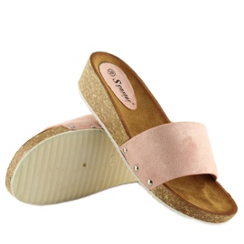 Rosa Rosa tofflor för kvinnor CK05P rosa 1