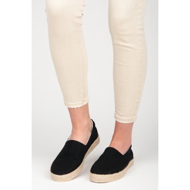 Kylie Svart Espadrilles 1