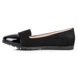 Vinceza Lordsy med lackad tå svart 1