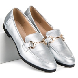 Vices Silver slip-on loafers grå 6