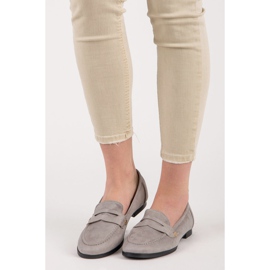 Seastar Loafers i mocka grå 1