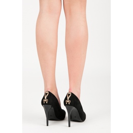 Seastar Mockaklackar med prydnad svart 2